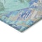 Homeroots 5' X 8' Coral Teal Blue And Mint Green Abstract Washable Indoor Outdoor Area Rug 618539 - alternate 3