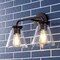 Jonathan Y Kondo 17" 2-Light Modern Farmhouse Iron LED Vanity, Oil Rubbed Bronze/Clear JYL9907A - alternate 3