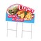 Signmission Crepes Savory & Sweet Die Cut Yard & Stake plastic window, 2436-Crepes Savory & Sweet C-DC-2436-Crepes Savory And Sweet19 - alternate 1