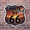 Signmission Route Us 66 Sunset, 6 Inch X 6 Inch, Plastic Sign SHI-P-6-482 - alternate 2