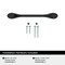 Amerock Ravino 3-3/4 inch (96mm) Center-to-Center Matte Black Cabinet Pull, 25PK 25VMP21936FB - alternate 3