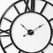 Homeroots 54" Round Xl Industrial Style Wall Clock With Open Face Desing 376239 - alternate 3