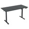 Homeroots Adjustable Black Wood and Stainless Steel Standing Desk 723775 - alternate 2