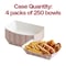 Smarty Had A Party 6 oz Red Plaid Paper Food Trays, 1000PK 5606-RP-CASE - alternate 2