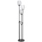 Homeroots 71" Black Three Light Traditional Shaped Floor Lamp With Clear Transparent Glass Novelty Shade 526329 - alternate 4