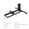Vevor Motorcycle Stand Wheel Chock Front or Real Tire Size 15"-22" Adjustable TY210075 - alternate 3