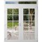 Vdomdoors Front Exterior Prehung Metal-Plastic Double Doors Clear Glass / MANUX 8100 White Silk / Office Comm MANUX8100DEXD-WS-W72xH80+16-RH-I - alternate 1