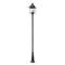 Z-Lite Raphael Sand Black 3 Light Outdoor Post Mounted Fixture 5029PHBR-5011P-BK - alternate 2