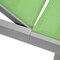 Leisuremod Marlin Patio Chaise Lounge Chair with Grey Aluminum Frame, Green MLGR-77G - alternate 4