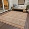 Homeroots 9' X 12' Copper And Ivory Southwestern Washable Indoor Outdoor Area Rug 582822 - alternate 3