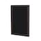 Ghent 1 Door Enclosed Fabric Bulletin Board, Bronze Aluminum Frame, 3'H x 2'W, Black PB13624F-95 - alternate 1