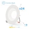 Infibrite 6 In. 5CCT Selectable 12W 1100LM Recessed Retrofit LED Light, Dimmable, Wet Rated, 24PK IB-006-8-12W-WH-24PK - alternate 1