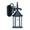 Homeroots Narrow Matte Black Domed Hanging Lantern Wall Light 399224 - alternate 2