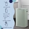 Happimess Tammi Kitchen 14.5-Gallon Slim Metal Push Button Trash Can, Pistachio Gelato HPM1017E - alternate 3