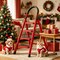 Wrightmaster 3.7 ft. Steel Step Ladder, 8 ft. Reach with Tool Rack and Non-Marring Feet, 300 lb. Capacity ZoroRED-4 - alternate 3