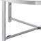 Homeroots 32" Silver Glass And Stainless Steel Round Mirrored Coffee Table 528850 - alternate 4