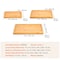 Vevor Bamboo Cutting Board Premium Versatile Cut Board with Built-in Handle, 3PK BCB008 - alternate 3