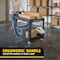 Rubbermaid Commercial Utility Cart with Deep Lipped & Flush Plastic Shelves, Plastic, 500 lb Load Capacity, 2 Shelves FG452500BLA - alternate 2