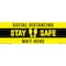 Signmission Stay Safe Wait Here Non-Slip Floor Graphic, 18in Vinyl Decal, 16" x 16", FD-2-R-16-99985 FD-2-R-16-99985 - alternate 1