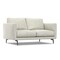 Homeroots 60" Gray Leather Sofa With Black Legs 640981 - alternate 4