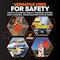Xpose Safety 18in x 18in Orange Warning Flag with 24 inch Wood Staff -, 100PK WF24-18-100-X - alternate 4