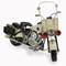Homeroots 10" Cream Metal Hand Painted Early 1900's Police Motorcycle Model Model Motorcycle 489413 - alternate 2
