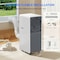 Edendirect 10000 BTU DOE Portable Air Conditioner Cools 450 sq ft with Dehumidifier and Remote in White ZR-A027G-10C - alternate 2