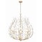 Z-Lite Claudine Modern Gold 8 Light Chandelier 353-38MGLD - alternate 1