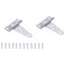 Prosource T-Hinge, Steel, Zinc, Fixed Pin, 180 deg Range of Motion, 16 Pair lb LTH-Z02-C2PS - alternate 1