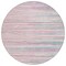 Homeroots 8' Pink Blue And Purple Round Striped Washable Indoor Outdoor Area Rug 597273 - alternate 4