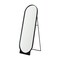 Homeroots 67" Black Metal Oval Freestanding Accent Mirror 607288 - alternate 3
