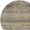 Homeroots 8' Brown Tan And Black Round Floral Washable Indoor Outdoor Area Rug 606178 - alternate 4