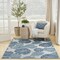 Homeroots 6' X 9' Navy Blue And Ivory Floral Indoor Outdoor Area Rug 550197 - alternate 4