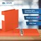 Davis Group Premium Economy, Angle D Ring, Binder, (Orange, 2"), PK6 2304-19-06 - alternate 3