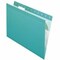 Pendaflex FOLDER, HANG, LTR, 1/5, AQ, 25PK 415215AQU - alternate 1