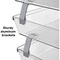 Acrimet Facility 4 Tier Letter Tray Side Load Letter Size A4 Desktop File Organizer Plastic Crystal 256.3 - alternate 3