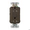 Leviton Lev-Lok GFCI 20A TR/PI Ind Gr Brown MGFT2 - alternate 2