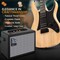 Pyle Prog Rock EG Series Electric Guitar with Amp Kit, 39 in Full Size with Dual Humbucker Pickups, Low PEGKT781N - alternate 2