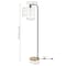 Jonathan Y Easton 60.75" Modern Minimalist Metal/Ribbed Glass LED Floor Lamp, Brass Gold/Black JYL1142A - alternate 3
