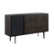 Homeroots 63" Gray Solid Wood Three Drawer Dresser 518623 - alternate 2