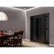 Vdomdoors Aluminum Door Iron 1655 Black Entry Steel Metal Classic Painted 64 x 80 (16+36+16 x 80)-Left Inswin IRON1655EXD-BLK-W16+36+16xH80-LH-I - alternate 3