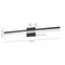 Jonathan Y Mario 30" 1-Light Modern Contemporary 360-Degree Rotatable Iron/Seeded Acrylic Integrated LED Vanity JYL7129A - alternate 3