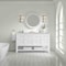 James Martin Vanities Breckenridge 60 in. Single Vanity, Bright White, w/ 3 CM Eternal Jasmine Pearl Silestone Top 330-V60S-BW-FEJP - alternate 3