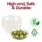 Smarty Had A Party Clear with Gold Flat Plastic Soup Bowls (16 oz.), 120PK 8316-CLG-CASE - alternate 3