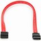 Rocstor PREMIUM 12IN 30CM SATA TO RIGHT ANGLE 90 DEGREES SATA CABLE - SATA 3.0 6GBPS B Y10C862-RD - alternate 5