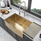 Wrightmaster 33 in. Apron-Front Single Bowl 16-Gauge Stainless Steel Kitchen Workstation Sink with Accessories ZOR-69819 - alternate 3