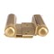 Trans Atlantic Co. 4 in. Bright Brass Double Acting Barrel Spring Square Corner Door Hinge with Fixed Pin - Pack of 2 DH-TAN5004-US3 - alternate 2