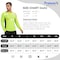 Protectx Long Sleeve T-Shirt, 92% Polyester, 8% Spandex, Green, Black, S, 2 PK HV-LTT145-GNBK-S-02 - alternate 2
