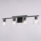 Vaxcel Sedona 4-Light Vanity Light, Matte Black, Clear Glass, 30.75-In. Wide W0593 - alternate 3