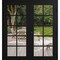 Vdomdoors Front Exterior Prehung Metal-Plastic Double Doors Clear Glass / MANUX 8100 Matte Black / Office Com MANUX8100DEXD-BLK-W72xH80-LH-I - alternate 1